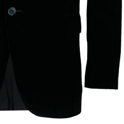 Pre Owned Z Zegna Men's Black Corduroy Blazer L