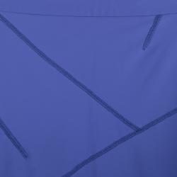 Pre Owned Emporio Armani Green Blue Silk Top Skirt Combo S/L