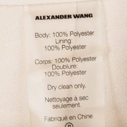 T By Alexander Wang Beige Crop Top and Trousers Set S