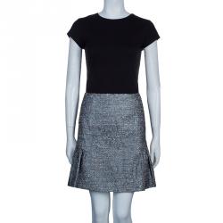 Pre Owned RED Valentino Grey Tweed Skirt M