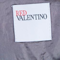 Pre Owned RED Valentino Grey Tweed Skirt M