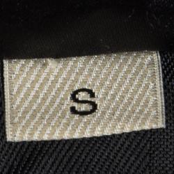 Pre Owned Burberry Black Quilted Down Jacket S