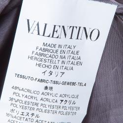 Pre Owned RED Valentino Grey Tweed Skirt M