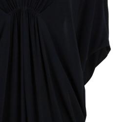Pre Owned Lanvin Black V-neck Dress M