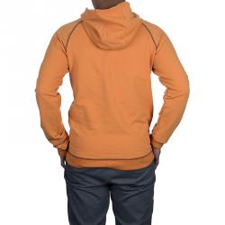Pre Owned Armani Junior Orange Logo Print Hoodie 16 Yrs