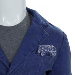 Pre Owned Armani Junior Blue Denim Blazer 5 Yrs