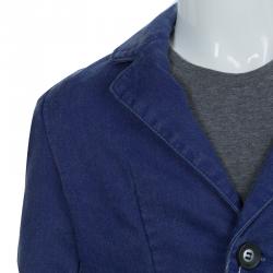 Pre Owned Armani Junior Blue Denim Blazer 5 Yrs