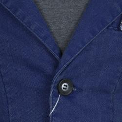 Pre Owned Armani Junior Blue Denim Blazer 5 Yrs