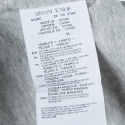 Pre Owned Armani Junior Blue Denim Blazer 5 Yrs