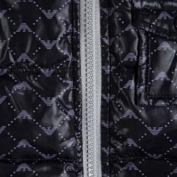 Pre Owned Armani Baby Logo Printed Hooded Snowsuit , Booties and Gloves Set 3 Months