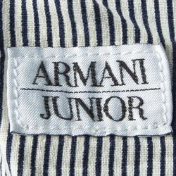 Pre Owned Armani Junior Washed Distressed Denim Studded Pocket Detail Skinny Jeans 11 Yrs