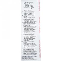 Pre Owned Armani Baby Blue Logo Printed Puffer Jacket 9 Months