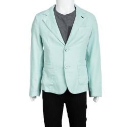 Pre Owned Armani Junior Pastel Green Blazer 6 Yrs