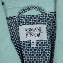 Pre Owned Armani Junior Pastel Green Blazer 6 Yrs