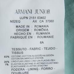 Pre Owned Armani Junior Pastel Green Blazer 6 Yrs