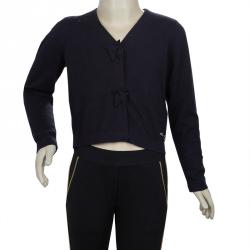 Pre Owned Armani Junior Navy Blue Cardigan 6 Yrs