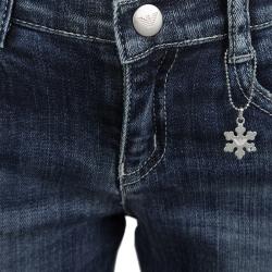 Pre Owned Armani Junior Indigo Dark Wash Denim Super Slim Fit Jeans 6 Yrs