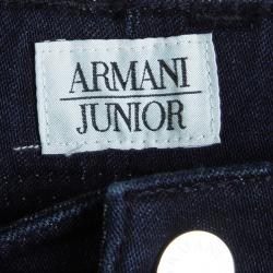 Pre Owned Armani Junior Indigo Dark Wash Denim Super Slim Fit Skinny Jeans 14 Yrs