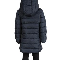 Pre Owned Armani Junior Navy Blue Quilted Hooded Down Jacket 6 Yrs