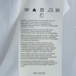 Pre Owned Armani Junior White Long Sleeve Buttondown Cotton Shirt 7 Yrs