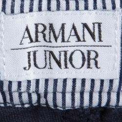 Pre Owned Armani Junior Navy Blue Bermuda Shorts 11 Yrs