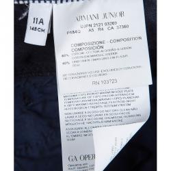 Pre Owned Armani Junior Navy Blue Bermuda Shorts 11 Yrs