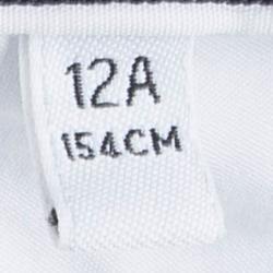 Pre Owned Armani Junior White Cotton Bermuda Shorts 12 Yrs