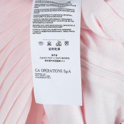 Pre Owned Armani Junior Pastel Pink Pleated Sleeveless Dress 10 Yrs