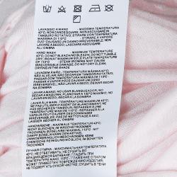 Pre Owned Armani Junior Pastel Pink Pleated Sleeveless Dress 10 Yrs