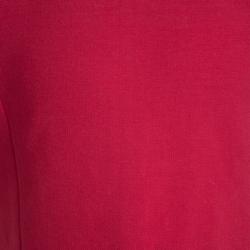 Pre Owned Armani Junior Red Cotton Bow Detail Dress 6 Yrs