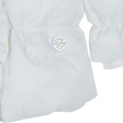 Armani Baby White Quilted Hooded Jacket 6 Months