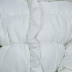 Armani Baby White Quilted Hooded Jacket 6 Months