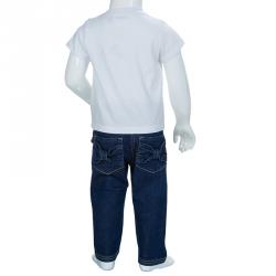 Baby Dior White Printed T Shirt 6 Months