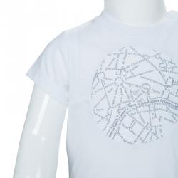 Baby Dior White Printed T Shirt 6 Months
