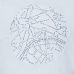 Baby Dior White Printed T Shirt 6 Months