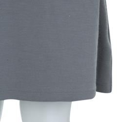 Baby Dior Grey Knit Sunglasses Print Sleeveless Dress 8 Yrs