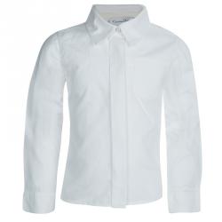 Pre Owned Baby Dior White Long Sleeve Button Down Cotton Shirt 6 Yrs