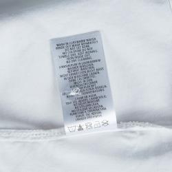 Pre Owned Baby Dior White Long Sleeve Button Down Cotton Shirt 6 Yrs
