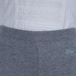 Pre Owned Baby Dior Grey Trackpants 6 Yrs