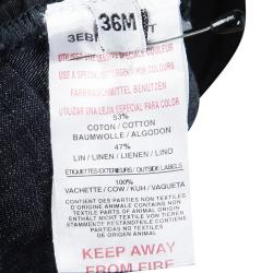 Pre Owned Baby Dior Indigo Dark Wash Denim Dungarees 3 Yrs