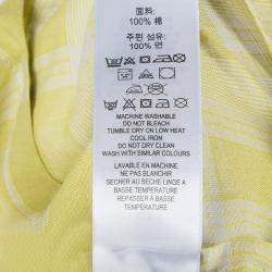 Pre Owned Burberry Children Mustard Checked Short Sleeve Shirt 9 Months