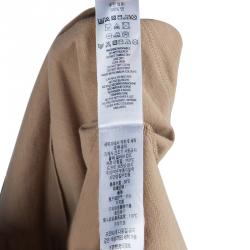 Pre Owned Burberry Children Brown Flock Printed Short Sleeve T Shirt 4 Yrs