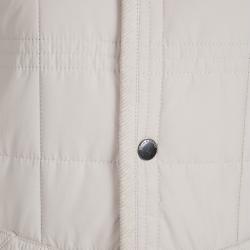 Pre Owned Burberry Beige Corduroy Trim Detail Quilted Jacket 10 Years