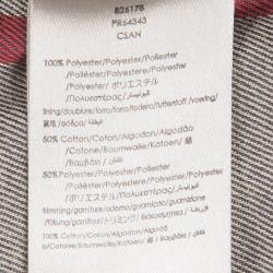 Pre Owned Burberry Beige Corduroy Trim Detail Quilted Jacket 10 Years