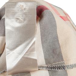 Pre Owned Burberry Beige Nova Check Print Buttondown Long Sleeve Shirt 5 Yrs