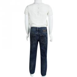 Burberry Children Indigo Dark Wash Denim Skinny  Jeans 6 Yrs