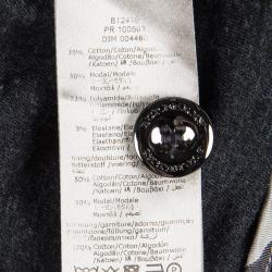 Pre Owned Burberry Grey Double Breasted Sleeveless Belted Trench Style Dress 5-6 Yrs