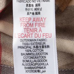 Pre Owned Burberry Children Beige Novacheck Cotton Pleated Mini Skirt 12 Yrs