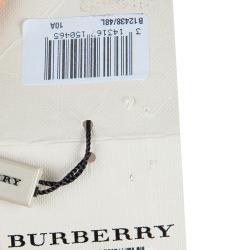 Pre Owned Burberry Pink Cap Sleeve Belted Trench Dress 10 Yrs