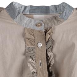 Pre Owned Burberry Brown Nova Check Print Cotton Dress  5 Yrs